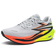 (Gray orange, 40) 2025 new men's and women's shock-absorbing running sports shoes
