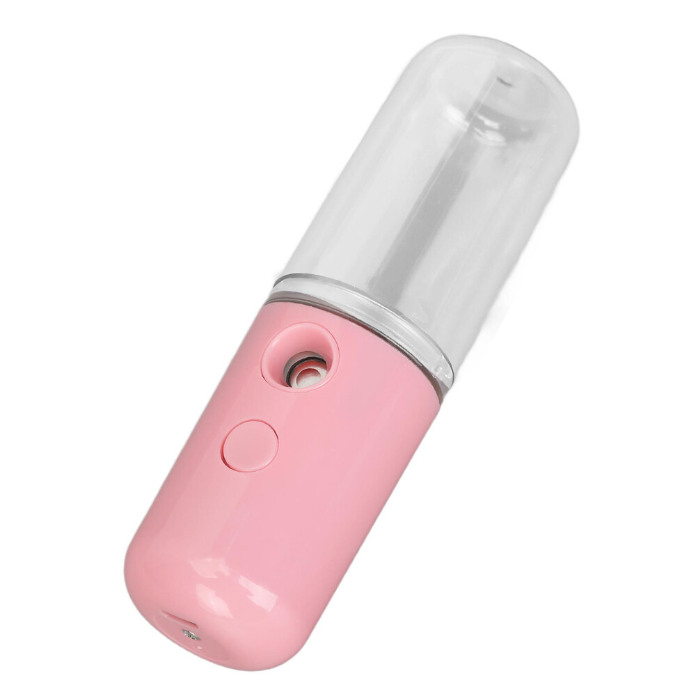 Pink Portable Nano Mist Sprayer - 50Ml Usb Rechargeable Hydrator