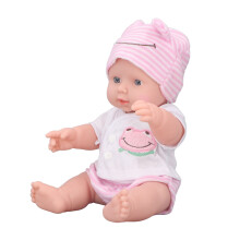 Reborn-Baby-Puppe, 11,8 Zoll, weicher Silikonkörper, helle Augen, für Kinder, Geschenk für Neugeborene