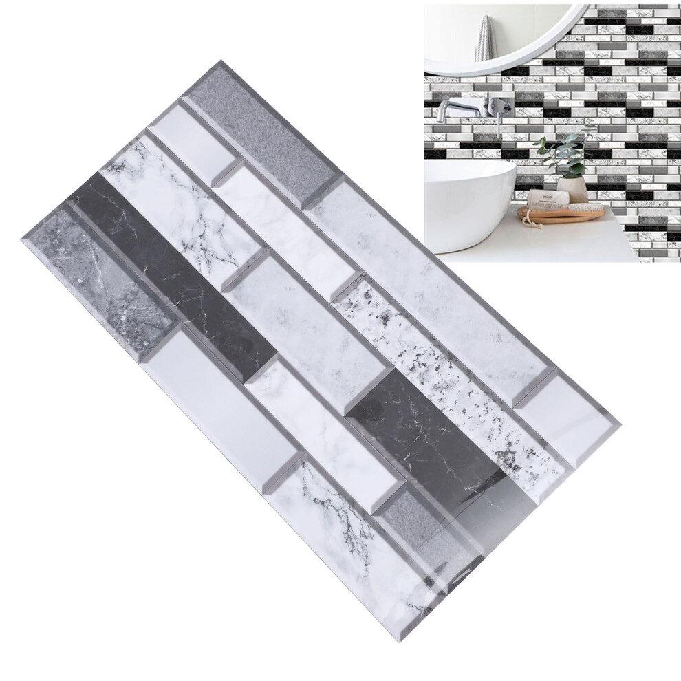 6 Pcs Kitchen Backsplash Wallpaper Pvc Waterproof Peel & Stick 5.9X11.8in 4931338030253