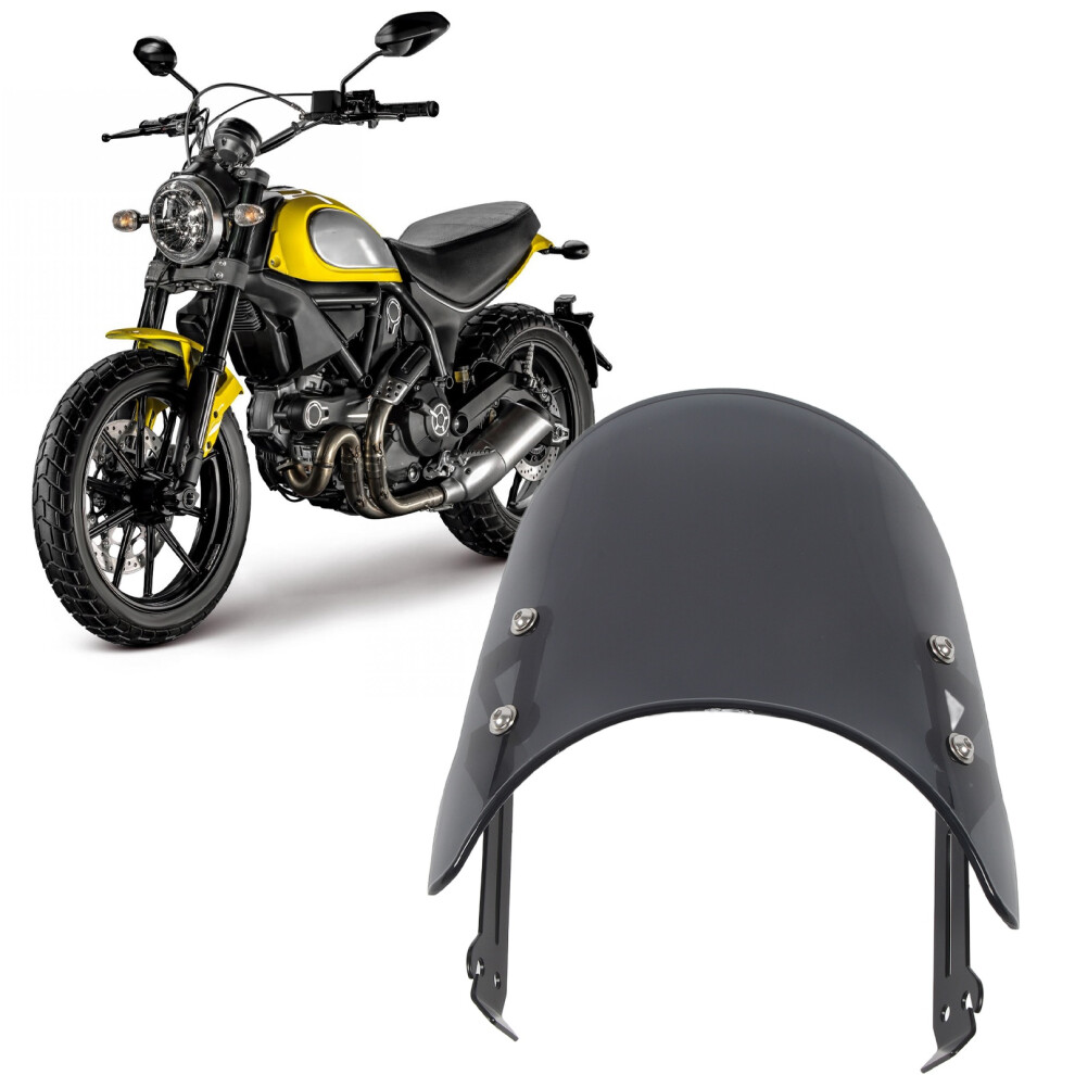 Motorcycle Windshield For Ducati Scrambler 800/400 Smoky 2015-2022 Gray 4631338031730