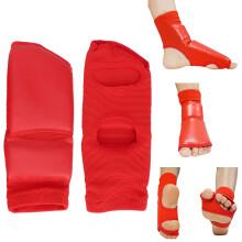 Adults Boxing Foot Protector Non Slip Impact Resistant Ankle Pads Red M