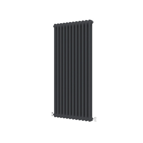 AICA (Black, 1500*560mm) Traditional Cast Iron Style Radiators