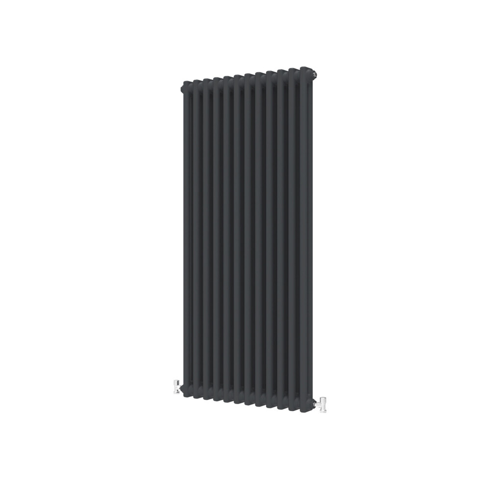 Aica (Black, 1500*560Mm) Traditional Cast Iron Style Radiators