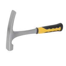 High Carbon Steel Geological Hammer with Rubber Grip for Survey & Mining