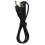 Schwarzer Projektionswecker 8x8x9,5 cm USB-Kabel 8