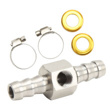 304er Edelstahl Kraftstoffleitung T-Stück-Adapter 3/8 Zoll