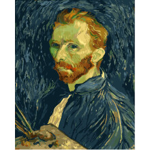 Paint By Numbers Kit On Canvas Adults Beginners Van Gogh Paintings DIY Acrylic Oil 16 X 20 Inch Frameless Self Portrait