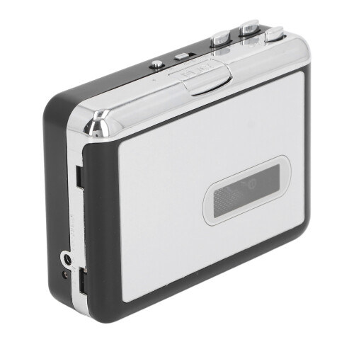 Cassette to MP3 Converter USB Portable 2xAA Clear