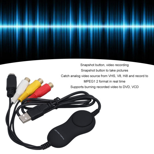 USB 2.0 Video Capture Card PAL/NTSC CVBS/S-Video 2