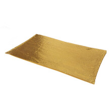 Goldfarbenes Aluminium-Gewebe-Mesh 150x45 cm 59,1x17,7 in