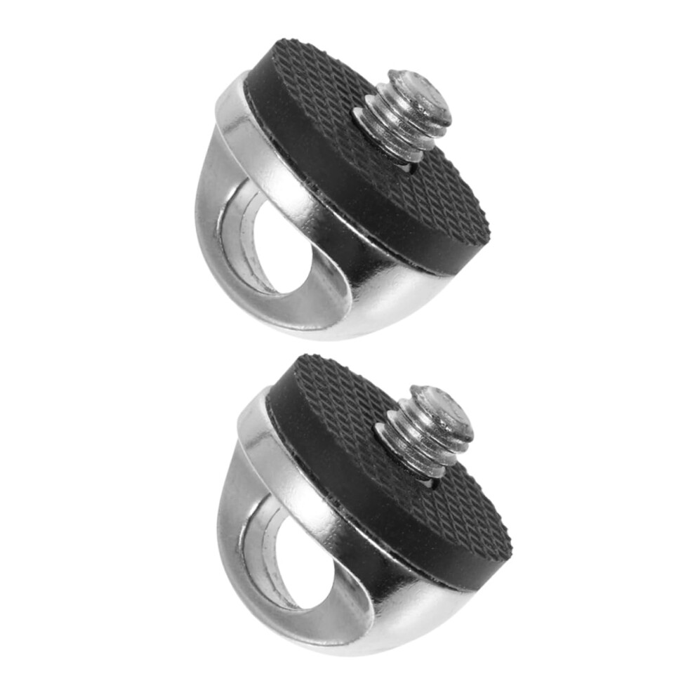 Camera Strap Screw 2Pc With Silicone Washer For Quick Neck/Wrist Strap Attachment, Vibration Dampening, Scratch Resistant 6482260476384