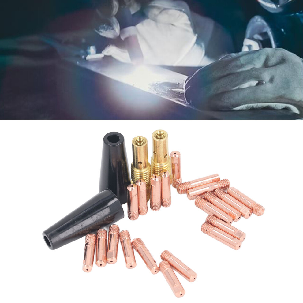 24Pcs 15Ak Mig Gun Kit: Durable Tips Nozzles And Diffusers 3431338049077