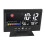 Wettervorhersage-Uhr ABS LED-Farbdisplay Multifunktions-Thermometer-Hygrometer-Wecker Schwarz 15