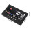 Wettervorhersage-Uhr ABS LED-Farbdisplay Multifunktions-Thermometer-Hygrometer-Wecker Schwarz 2
