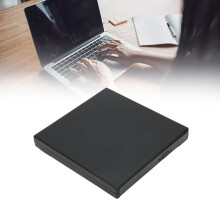 Externes DVD-Laufwerk USB 2.0, breit kompatibel, stoßfest, leise DVD-Brenner für Laptop, Desktop und All-in-One-PC