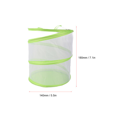 Green Collapsible Mesh Butterfly Cage for Bugs, Portable Enclosure 1