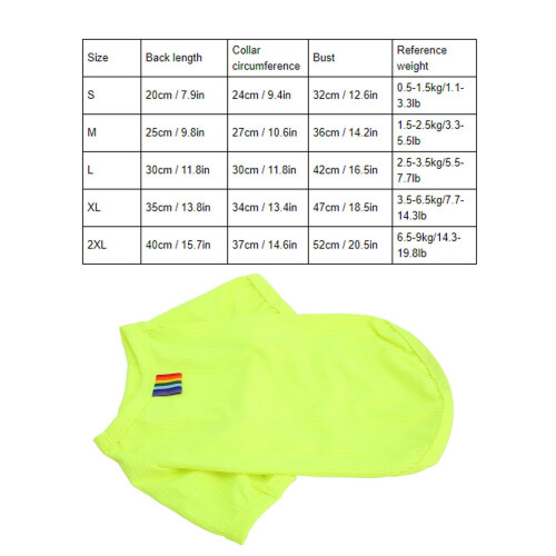 Grüne Eis-Seide Hund T-Shirt Größe M Kurzarm 1