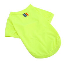 Grüne Eis-Seide Hund T-Shirt Größe M Kurzarm