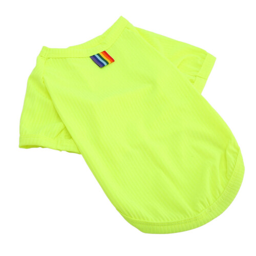 Grüne Eis-Seide Hund T-Shirt Größe M Kurzarm