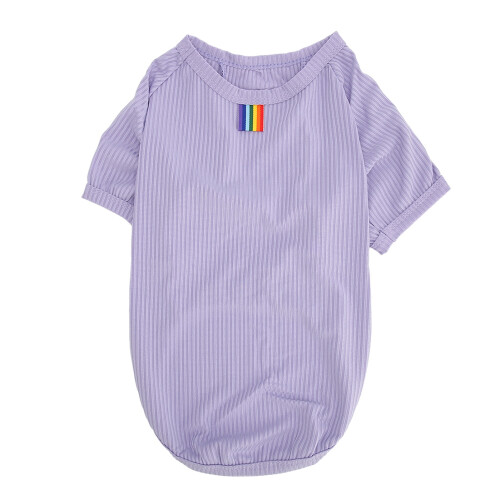 Lila M Eis-Seide Hundeshirt - Atmungsaktiv, elastisch 2