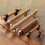 6pcs Adjustable Wooden Cabinet Pulls, Unfinished DIY Pulls, Adjustable Double Hole Distance Pulls, Modern Hardware Dresser Drawer Pulls 5