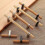 6pcs Adjustable Wooden Cabinet Pulls, Unfinished DIY Pulls, Adjustable Double Hole Distance Pulls, Modern Hardware Dresser Drawer Pulls 4