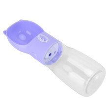 Hundewasserflasche 380ml Lila S 7x26cm auslaufsicher