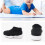 Lässige gestrickte Kleinkinderschuhe Schwarz Größe 15 9