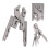 Multitool-Zangen 420er Gussstahl Silber, 7.7 oz 4