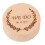 Holz-Ringbox 5x4cm Herz 2x2cm Buche/Polyester 15