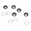 500 Sätze 8 mm mattschwarz Ösen-Set 4