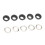 500 Sätze 8 mm mattschwarz Ösen-Set 11