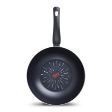 Tower Smart Start Classic 28cm Aluminium Wok with Aeroglide Non-Stick Coating T700306