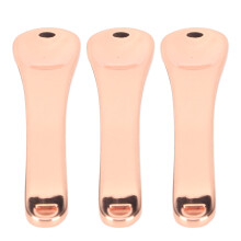 3 Stück Rosen-Gold-Spatel aus Zinklegierung für das Gesicht
