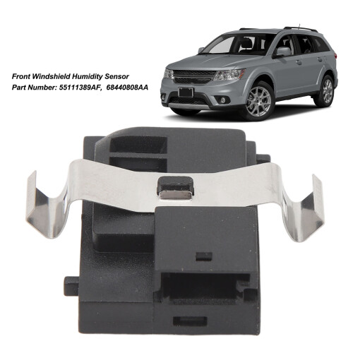 Front Windshield Humidity Sensor 68440808AA Black Replacement for Jeep 2