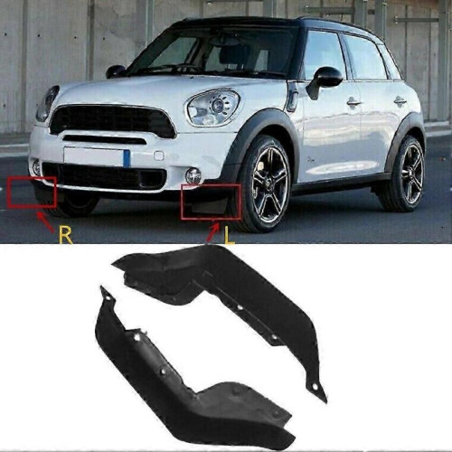 2pcs Front Bumper Splash Mud Flap Guard Pressure Lip for Mini Cooper ...