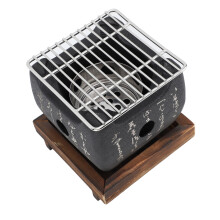 Compact Japanese BBQ Grill Charcoal Stove for Portable Grilling Fun 5.9in