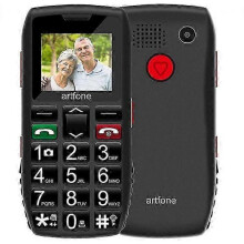Unlocked Senior Mobile Phone with Big Buttons - Sos Button - Fm Radio - Box Speaker - 1400mah Battery - Flashlight And Charging Station, Black(EPA08)