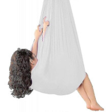 (100*280CM, White) Indoor Therapy Swing For Kids,soft Hammock Swing With Special Needs Wtl