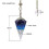 Healing Pendulum for Divination Blue Quartz Pendulum Reiki Crystal Pendant 4