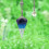 Healing Pendulum for Divination Blue Quartz Pendulum Reiki Crystal Pendant 2