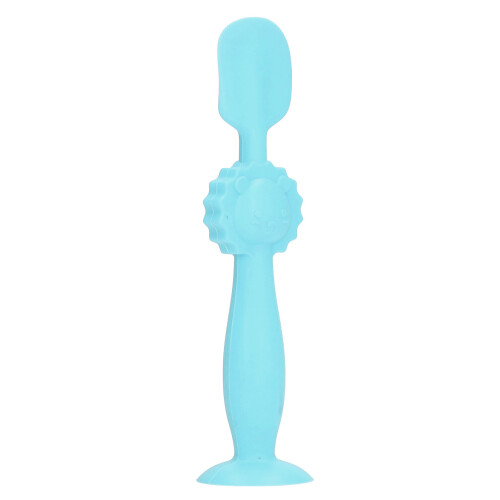 Blauer Silikon-Windelcreme-Spatel - 15 cm
