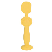 Baby-Windelcreme-Spatel aus Silikon 15 cm gelb