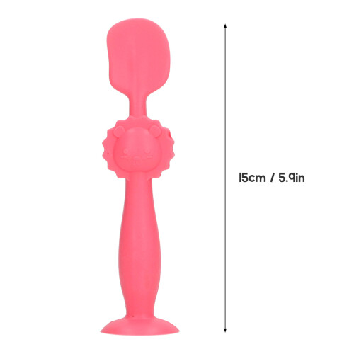 Roter Silikon-Spatel für Windelcreme, 15 cm 1