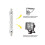5 Pack R7s 118mm 300w 230v,r7s Halogen Linear Light Bulb, Dimmable Halogen Lamp for Construction Wo -a_FM18 3