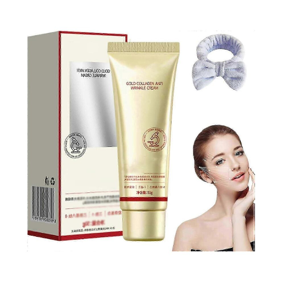 Golden Collagen Anti-Wrinkle Cream, Golden Collagen Cream, Gold And Collagen Anti-Wrinkle Moisturizer, Gold And Collagen Face Moisturizer, Moisturizer