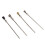 4-teiliges Scratch-Pinselstift-Set - Glasfaser-Nylon-Spitze 1
