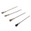 4-teiliges Scratch-Pinselstift-Set - Glasfaser-Nylon-Spitze 12