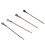 4-teiliges Scratch-Pinselstift-Set - Glasfaser-Nylon-Spitze 5